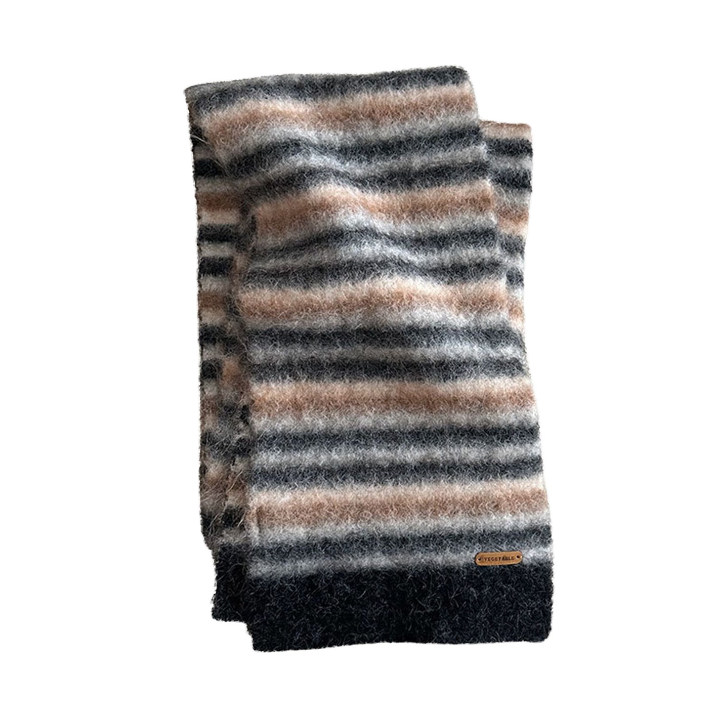 Scarf for Women Winter Scarves - Cozy Striped Knit Infinity, Soft Plush Yarn, Casual Fashion