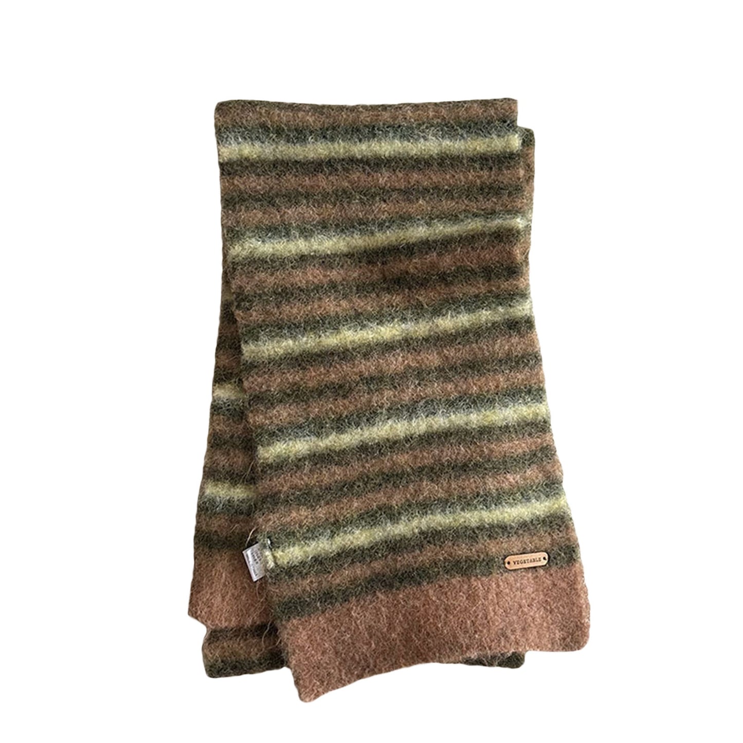 Scarf for Women Winter Scarves - Cozy Striped Knit Infinity, Soft Plush Yarn, Casual Fashion