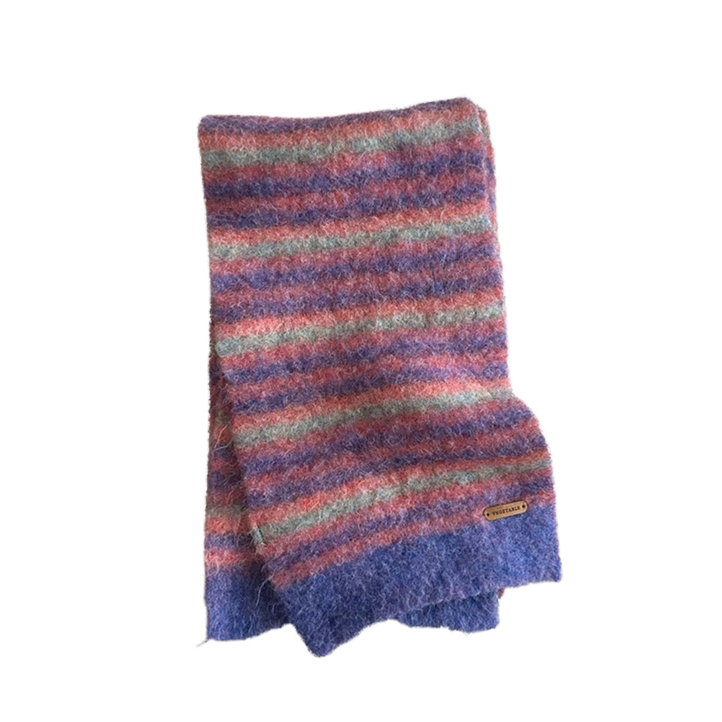 Scarf for Women Winter Scarves - Cozy Striped Knit Infinity, Soft Plush Yarn, Casual Fashion